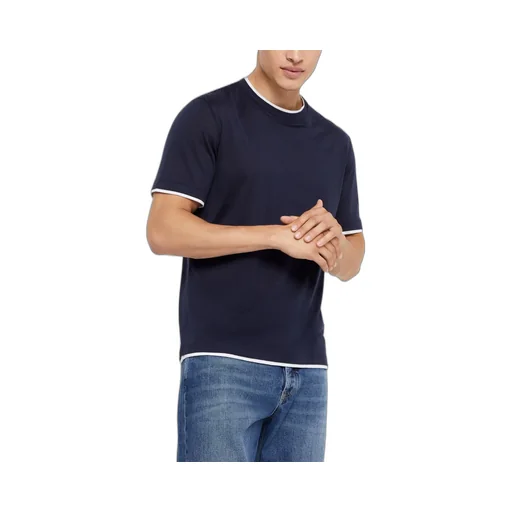 Double Layer Crewneck T-Shirt