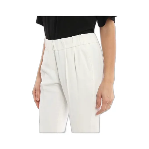 Cropped Leg Tailored Trousers