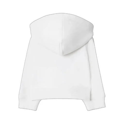 Check Trim Cotton Zip Hoodie