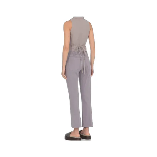 Pressed-Crease Loose-Fit Jeans