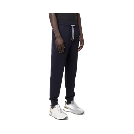 Elasticated Drawstring-Waistband Track Pants