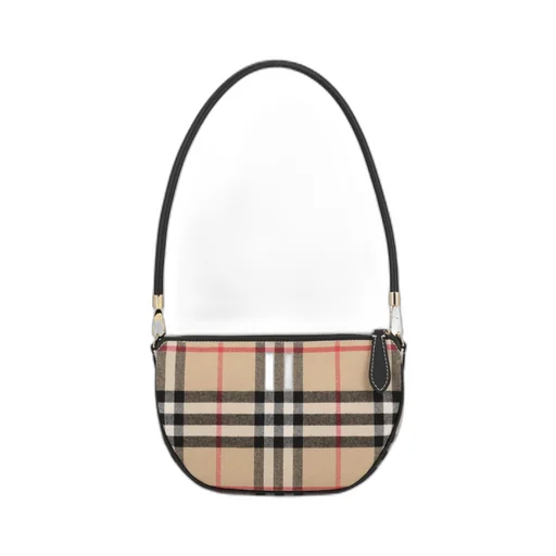Checkered Print Shoulder Bag