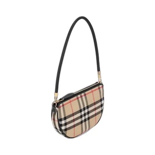 Checkered Print Shoulder Bag