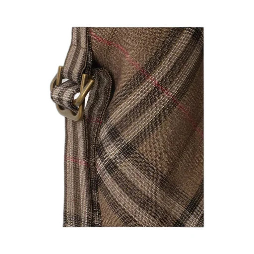 Checked Cargo Trousers