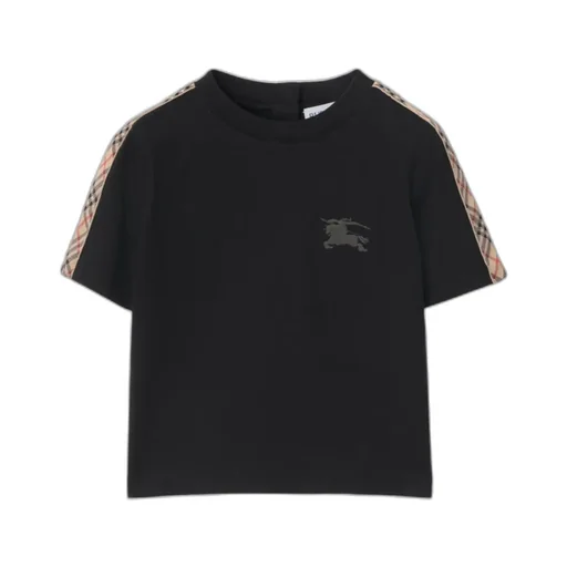 Logo Printed Checked T-Shirt