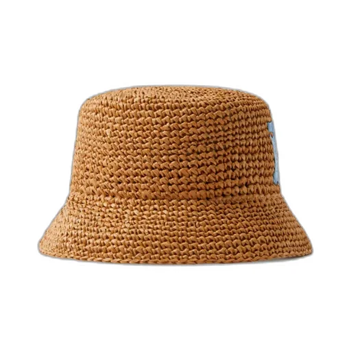 Logo Detailed Woven Bucket Hat