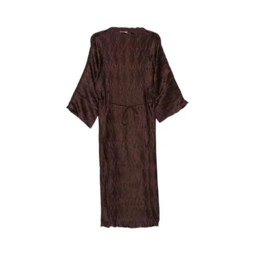 Belted Pleated Dress