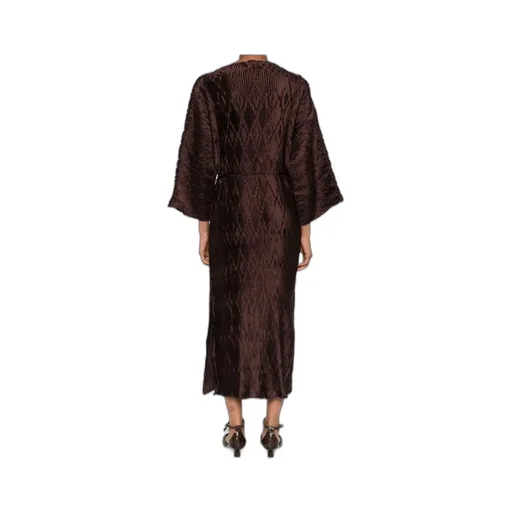 Belted Pleated Dress