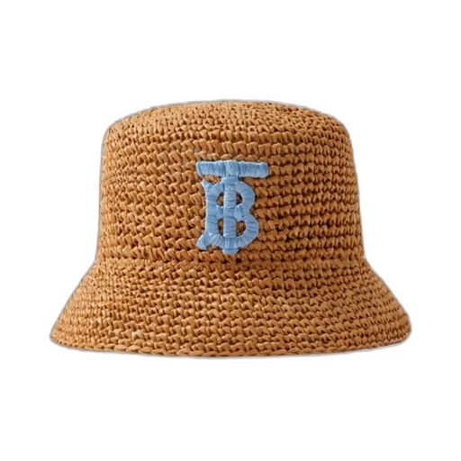 Logo Detailed Woven Bucket Hat