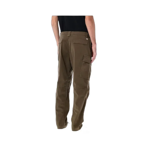 Stretch Sateen Relaxed Cargo Pants