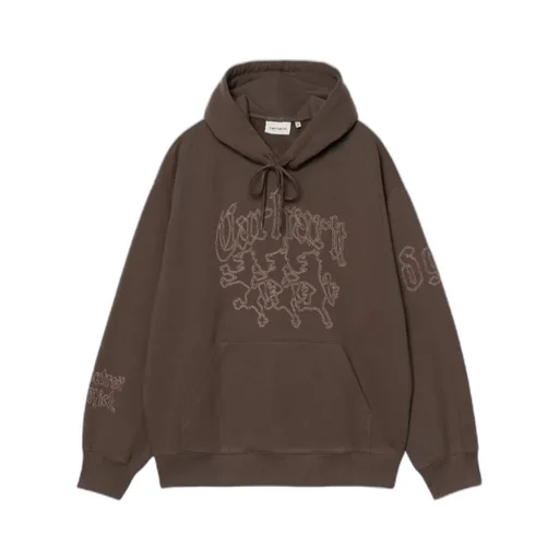 Hooded Hackwork Sweatshirt