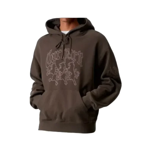 Hooded Hackwork Sweatshirt