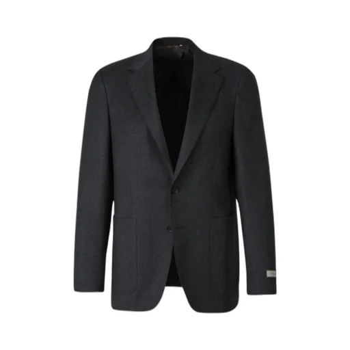 Single-Breasted Wool Blazer