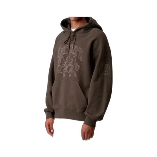 Hooded Hackwork Sweatshirt