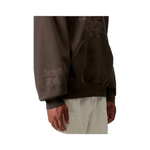 Hooded Hackwork Sweatshirt