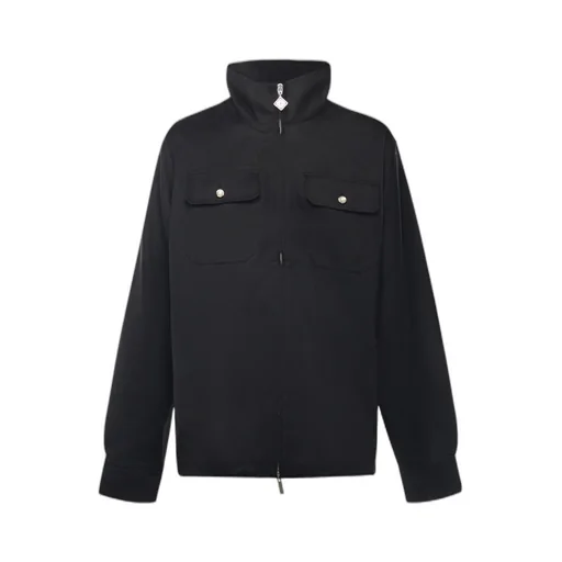 Pocket Zip-Up Shirt Jacket