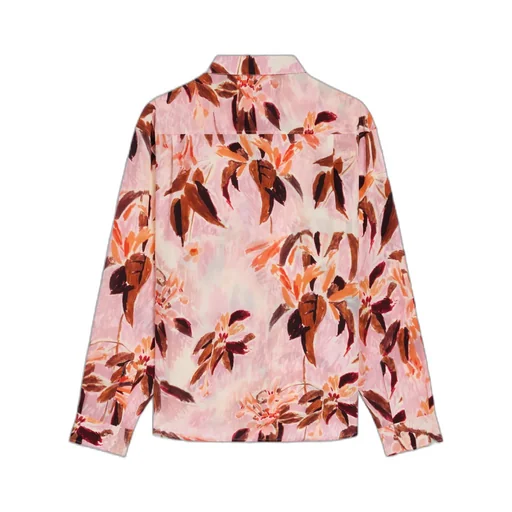 Relaxed Shirt In Crepe De Chine