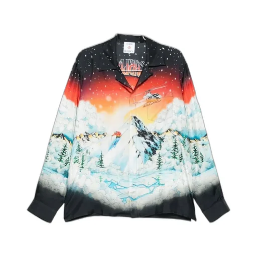Printed Long-Sleeve Shirt