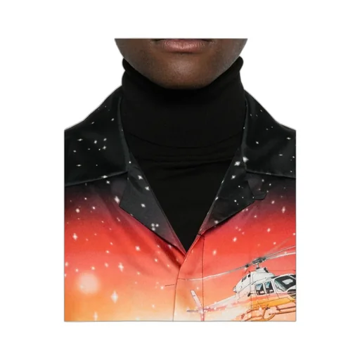 Printed Long-Sleeve Shirt