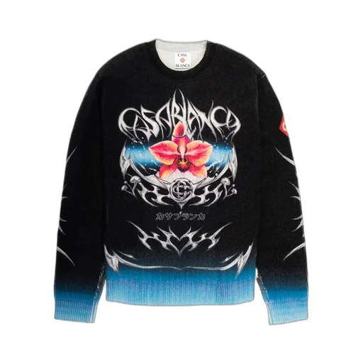 Patterned Knitted Sweater