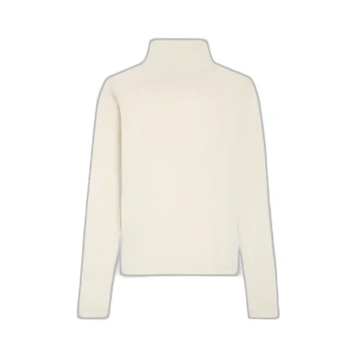 Turtleneck Top In Wool Jersey