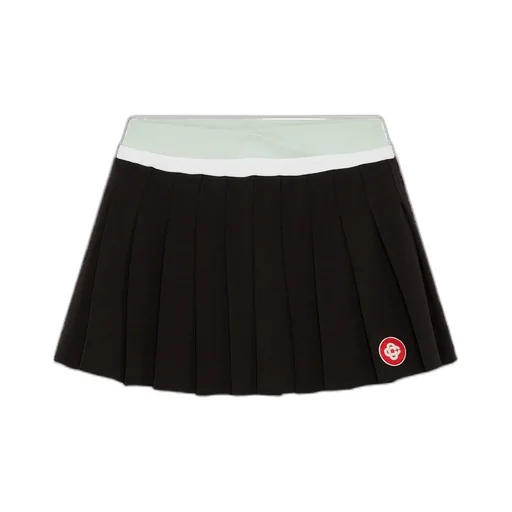Scuba Pleated Mini Skirt