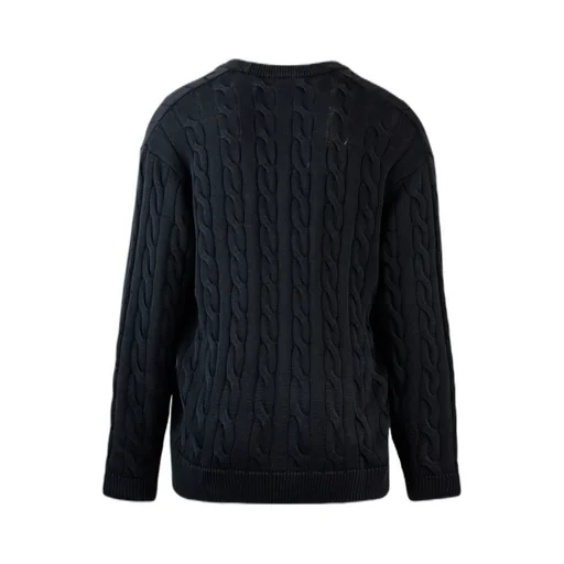 Long-Sleeved Knitted Cardigan
