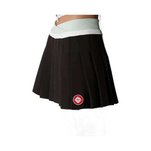 Scuba Pleated Mini Skirt
