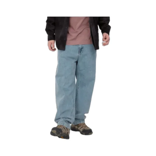Logo Patch Wide Leg Jeans