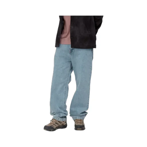 Logo Patch Wide Leg Jeans