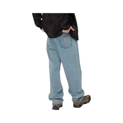 Logo Patch Wide Leg Jeans