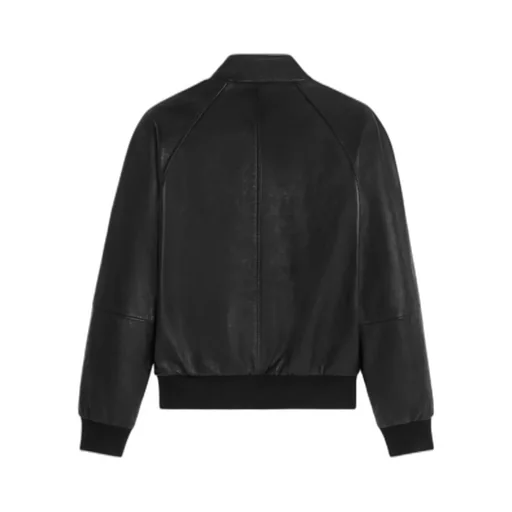 Zipped Blouson Jacket In Soft Lambskin