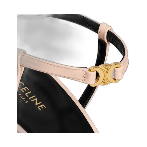 Celine Soir Sandal In Patent Calfskin