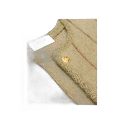 Cardigan Jacket In Brushed Mohair