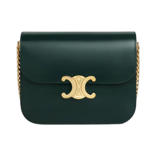 Medium College Bag In Shiny Calfskin