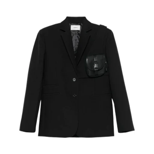 Long Sleeve Suit Jacket With Pocket Detail