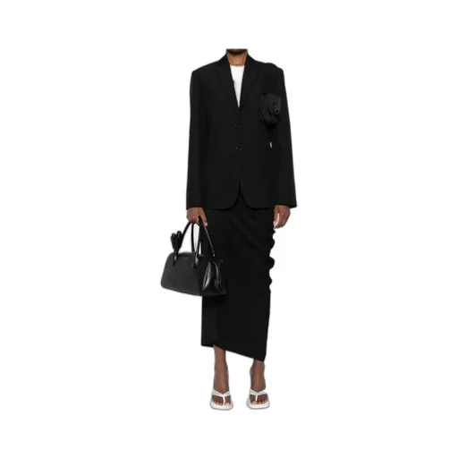 Long Sleeve Suit Jacket With Pocket Detail