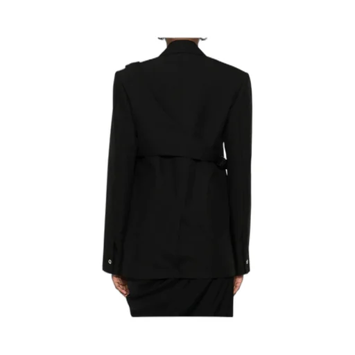 Long Sleeve Suit Jacket With Pocket Detail
