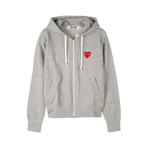 Play Heart Logo Zip Hoodie