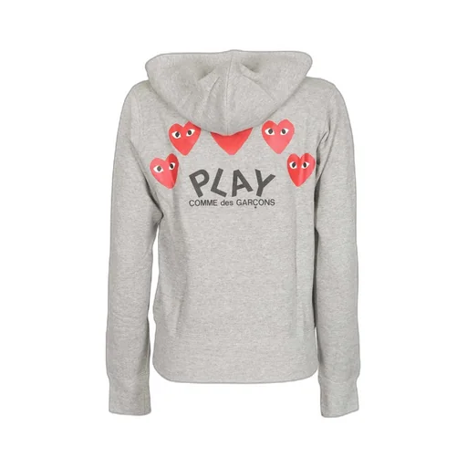 Play Heart Logo Zip Hoodie
