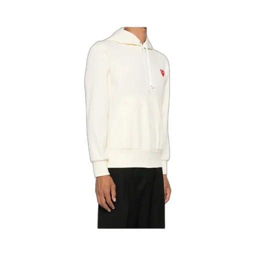 Hooded Sweater With Heart Logo
