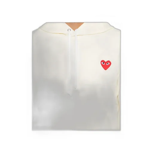 Hooded Sweater With Heart Logo