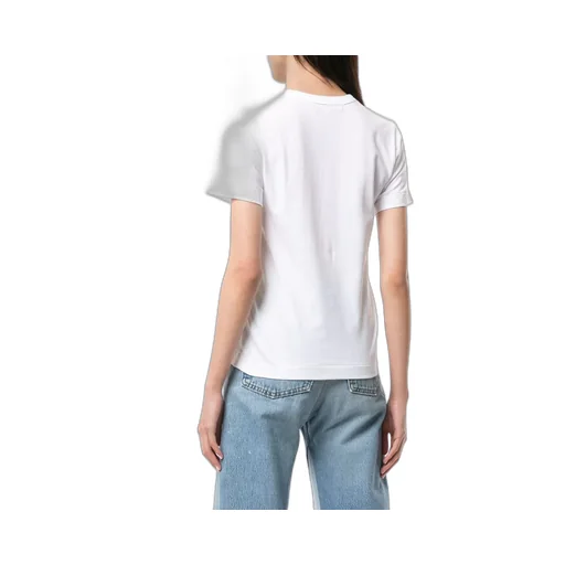 Heart-Print Crew Neck T-Shirt