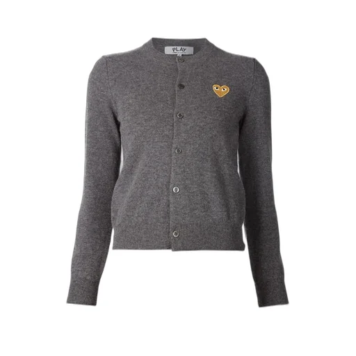 Embroidered Heart Cardigan