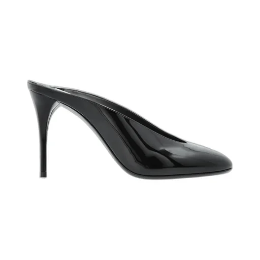 60Mm Patent-Leather Mules