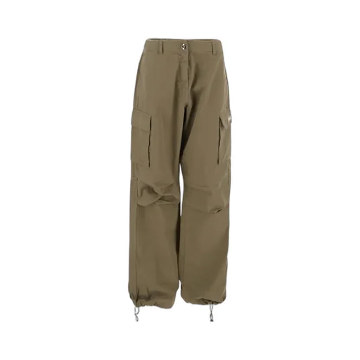 Logo Wide-Legged Casual Pants