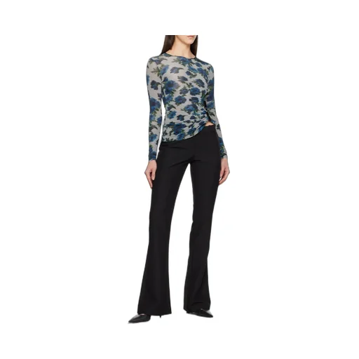Patterned Slim-Fit Top
