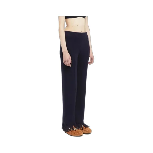 Fringe-Detail Trousers
