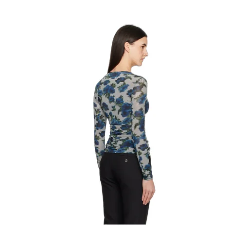 Patterned Slim-Fit Top
