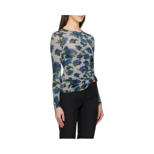 Patterned Slim-Fit Top